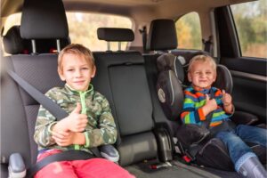 At what age can shop child go in booster seat