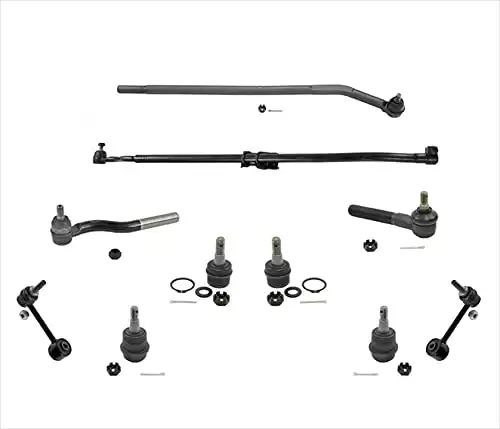 Mac Auto Parts Ball Joints Tie Rod Arm To Steering Assembly Front 10Pc Kit