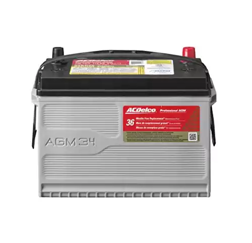 ACDelco 34AGM Professional AGM Automotive BCI Group 34 Battery