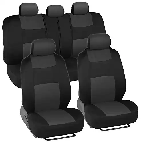 BDK PolyPro Charcoal Black Car Seat Covers