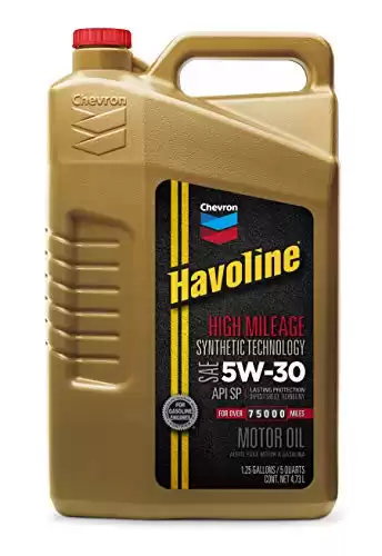 Havoline 5W-30 High Mileage Synthetic Blend Oil