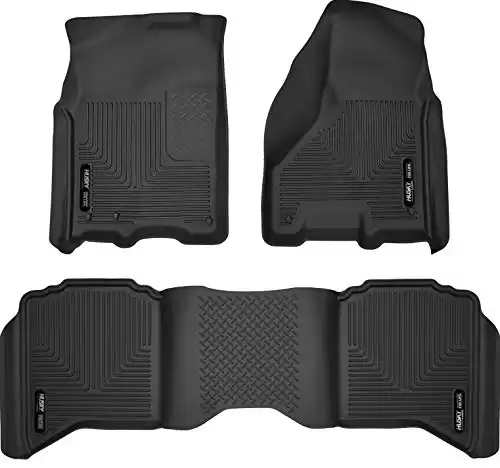 Husky Liners 99001 Black Weatherbeater Front & 2nd Seat Floor Liners