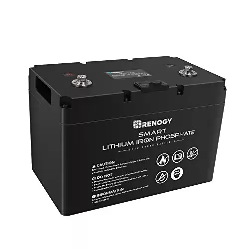 Renogy Li 12V 100Ah Smart Lithium Iron Phosphate Battery
