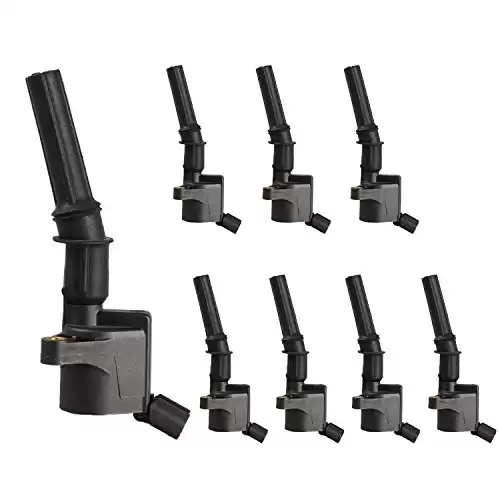 ENA Set of 8 Curved Boot Ignition Coil Pack