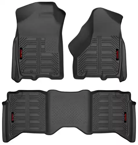 Gator 79602 Black Front And 2nd Seat Floor Liners Fits