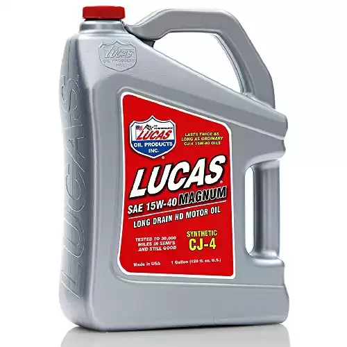 Lucas Oil 10299 15W-40 Synthetic Motor Oil