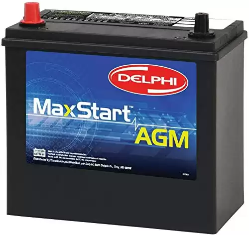 Delphi BU9051P MaxStart AGM Premium Automotive Battery, Group Size 51P