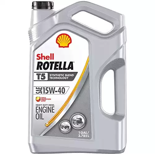 Shell Rotella T5 Synthetic Blend Motor Oil