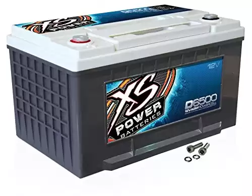 XS Power D6500 XS Series 12V 3,900 Amp AGM High Output Battery