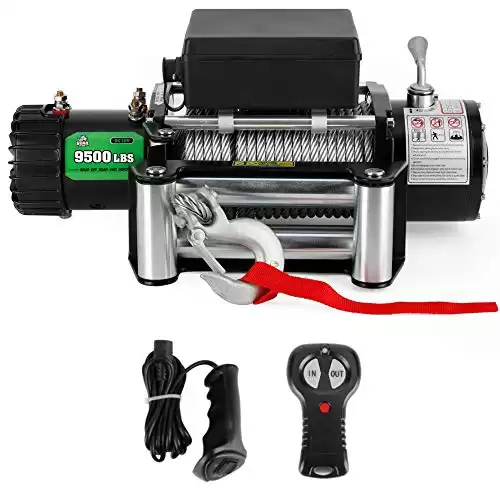 OFF ROAD BOAR 9500-lb. Load Capacity Electric Winch Kit